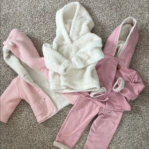 Cozy Pink and White 18 Month Clothes